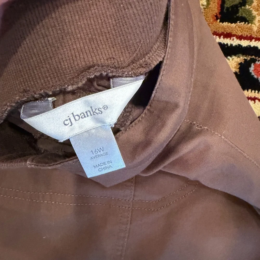 CJ Banks Brown Cargo Pants - Picture 3 of 3
